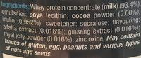 Pure 100% Isolate Whey Chocolat 2KG Eric Favre Ingredients