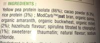 Proteine Vegan Ingredients