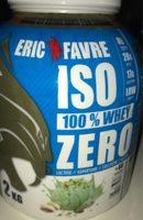 Eric Favre Iso Zero 100% Whey Saveur Pistache 2KG Offre Spciale Lancement Report Card