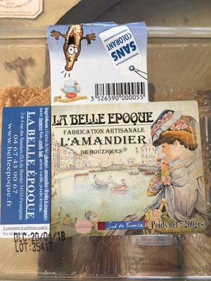 Biscuits L'amandier De Bouzigues La Belle Epoque