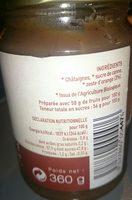 360G Creme De Ch?taigne A L' Orange Ingredients
