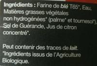 Pte Brise Ingredients