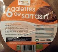 6 Galettes De Sarrasin Report Card