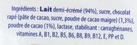 Viva Chocolat Ingredients
