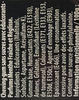 Hollywood 2 Fresh Menthe Reglisse Tripack 66G Ingredients