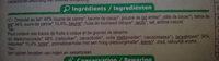Btonnets Chocolat Au Lait Ingredients