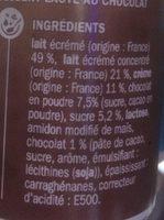 4 Ptits Choco 2 Ptits Vanille Ingredients