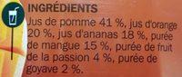 Sensation Exotique Ingredients