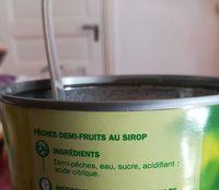 Pches Demi-fruits Au Sirop Ingredients