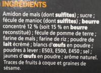 Petits Beurres Ingredients