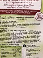 Aiguillettes De Poulet Sauce Moutarde + Boulgour + Legumes Ingredients