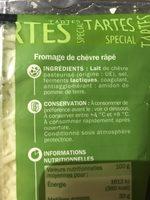 Chevre Rape Ingredients