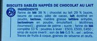 Les Minis Sabls Crale Ingredients
