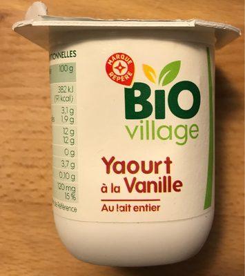 Yaourt  La Vanille Au Lait Entier BIO