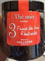 Th Noir 3 : Saveur Fraise Des Bois Rhubarbe Report Card