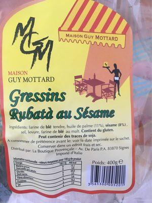 Gressins Rubat Au Ssame