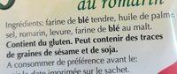 Petit Gressins Ingredients
