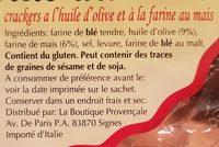 Schiacciatine Au Maas Ingredients