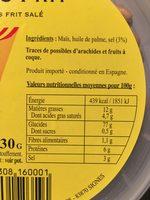 Mas Frit Ingredients