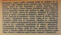 Mon 1er Dessert Sans Lait - Saveur Caramel - 12 Sachets - Modilac Ingredients
