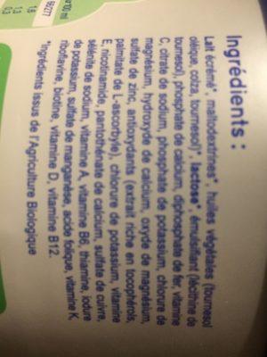 Lait Pour Nourrisson 3me Ge Bio.