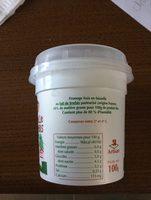 Esne Ona Faisselle De Brebis 4X100G Esne Ona Faisselle De Brebis 4X100G Ingredients