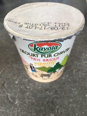 Yaourt Pur Chvre Vanille