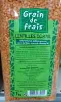 Lentilles Corail Report Card