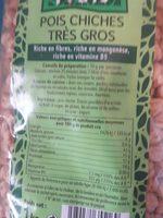 Pois Chiche Trs Gros Ingredients