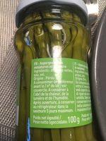 ASPERGES VERTES MINIATURES Ingredients