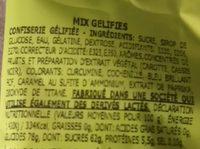 Sweets Friandises Ingredients