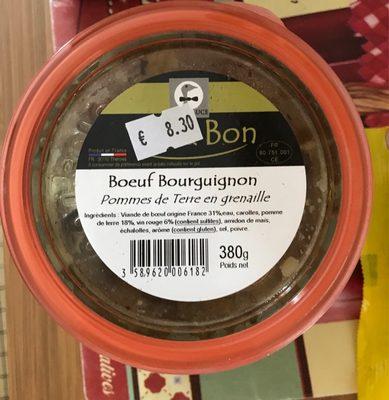 Buf Bourguignon, Pommes De Terre En Grenaille