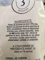 Gnocchis Ingredients