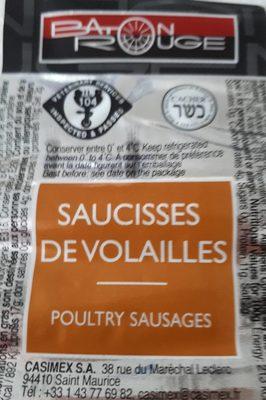 Saucisses De Volaille