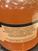 Miel De Fleurs Ingredients