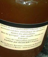 Miel De Garrigue Ingredients