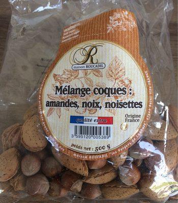 Mlanges Coques: Amandes, Noix, Noisettes