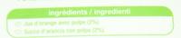 100 % Pur Jus Orange (Avec Pulpe) Ingredients