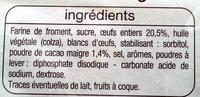 Barre Marbre Ingredients