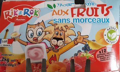 Rik & Rok Yaourt Brass Aux Fruits 12x100g