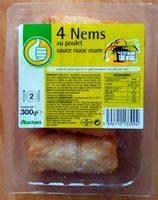 4 Nems Au Poulet Sauce Nuoc Mam Report Card
