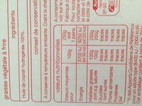 Auchan Graisse  Frire Ingredients