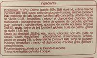 Auchan Profiteroles X12 - Ingredients