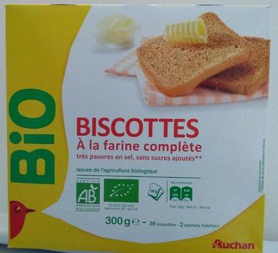 Biscottes A La Farine Complte
