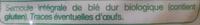 Torsades Au Bl Entier Bio Ingredients