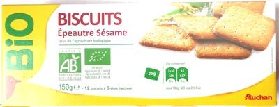 Biscuits Peautres Et Ssame