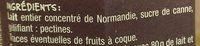 Confiture De Lait De Normandie Ingredients