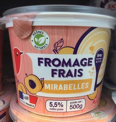 Fromage Frais Aux Mirabelles