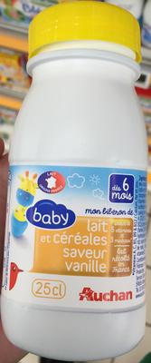Baby Mon Biberon De Lait Et Crales Saveur Vanille