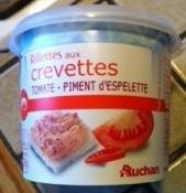 Rillettes Aux Crevettes Tomate - Piment D'Espelette Report Card
